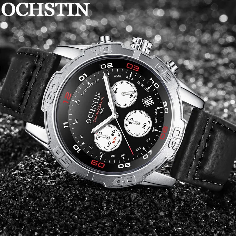 OCHSTIN Man WristWatch Chronograph Auto Date Sport Men Watch Military