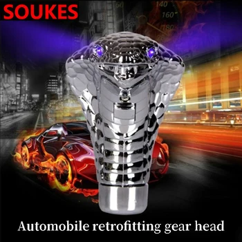 

Car Styling Snake Automatic Gear Shift Knob Head For BMW E46 E90 E60 E36 F20 X5 Ford Focus 2 3 1 Peugeot 206 307 308 Saab