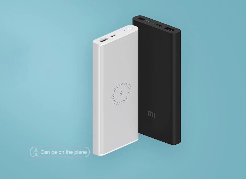 Xiaomi Mi 10000 мАч Qi беспроводной внешний аккумулятор PLM11ZM/WPB15ZM Быстрая зарядка 10000 мАч Внешний аккумулятор для iPhone Samsung