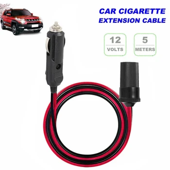 

12V Extension Cable 5 Meter Car Cigarette Lighter Adapter Socket Inner