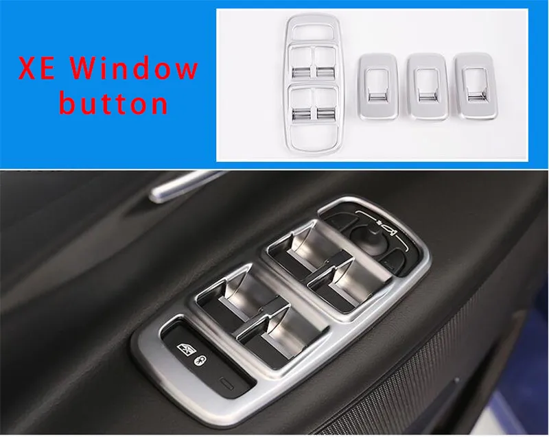 Для Jaguar XEL Кнопка окна хромированная формовочная отделка 4 шт