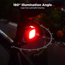 Xmund XD-BL4 60 Lumens 16 COB Smart 10H Running Sensor Time 5 Modes USB 90° Adjustable IPX6 Waterproof Cycling Bike Tail Light