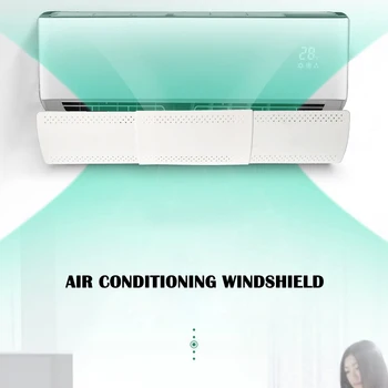 

Windproof Telescopic Baffle Air Conditioning Windshield Anti-Direct Blow Air Hood Home Office TB Sale