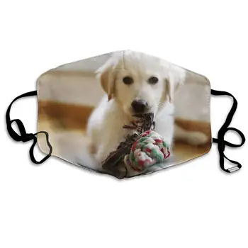

Mouth Mask Cute Pupy Print Masks - Breathable Adjustable Windproof Mouth-Muffle, Camping Running for Women and Men