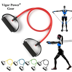 Resistance Bands with Handles Crossfit Training Exercise Yoga Tubes Pull Rope Rubber Expander Elastic Bands Fitness Equipment