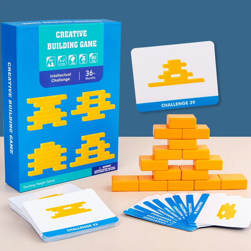 

Children Logical Training Puzzle Parent-child Board Games Early Education Puzzle thinking Creative Building Blocks Gift for Kids