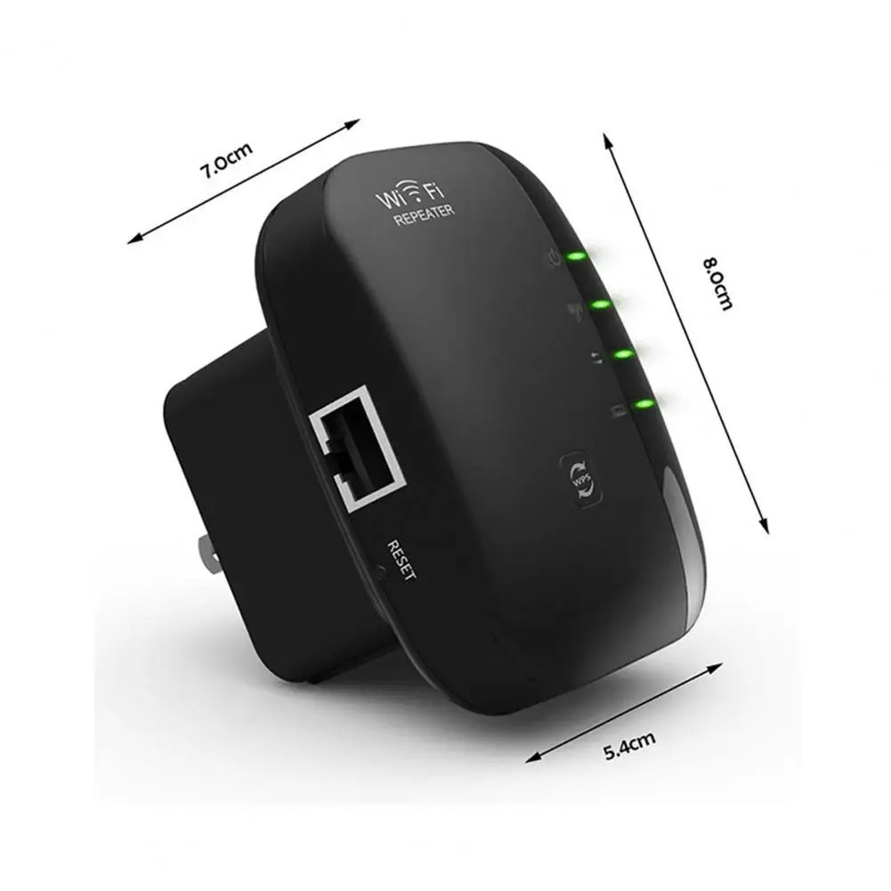 WiFi Repeater 300Mbps 802.11 ABS AP Router Extender Signal Booster for Home