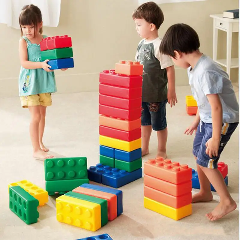 

Joy Large Building Blocks Children'S Educational Naughty Fort Toy Pool Feeling Large Assembling Intelligence Children Import Bui