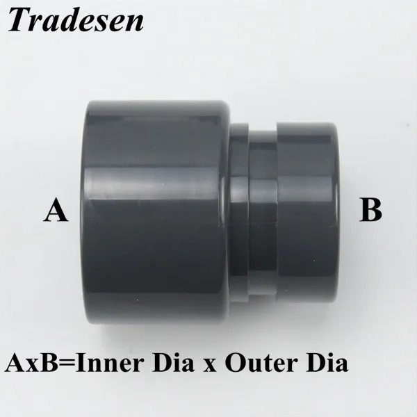 1pcs 1 шт. DN32-DN100 НПВХ муфта адаптер ПВХ пластик копия лесное соединение для очистки воды трубы соединительная система адаптер - Цвет: 1pcs