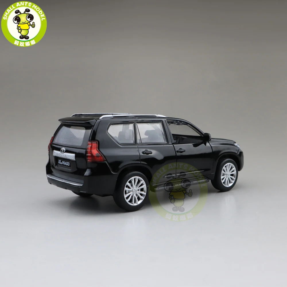 1/32 CAIPO Toyota Land Cruiser Prado литая под давлением модель автомобиля SUV игрушки для детей Детское звуковое освещение Вытяните назад Подарки