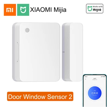 

NEW Xiaomi Mijia Door Window Sensor 2 Wireless Bluetooth Connection Smart Home Safety Burglar Alarm Detector Work with Mijia App