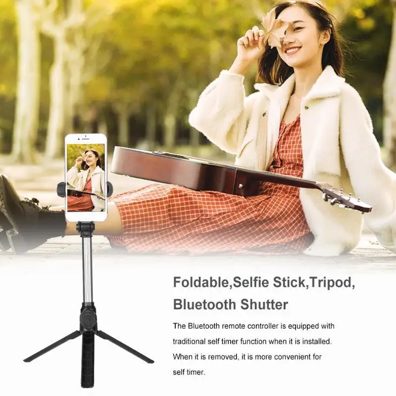 Штатив монопод с Bluetooth палка для селфи кнопкой дистанционного камеры Iphone 6 8 плюс