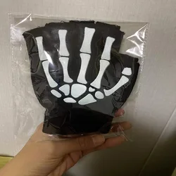 2021 Autumn/Winter Festival Luminous Leak Finger Knitted Gloves Unisex Warm Riding Non-Slip Gloves