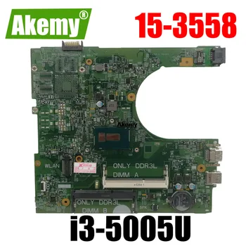 

For DELL INSPIRON 15 3558 Laptop Motherboard With i3-5005U CN-0MHDT2 0MHDT2 MHDT2 PWB:1XVKN MB 100% Tested Fast Ship