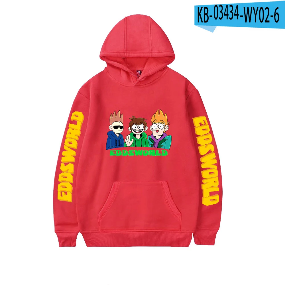 Hot Sale Eddsworld Autumn Boys Girls Hoodie Sweatshirt Teenager Boys Girls Cotton Fleece Pullover Oversized Hoody Kawaii Hoodies kid hoodie for sale Hoodies & Sweatshirts