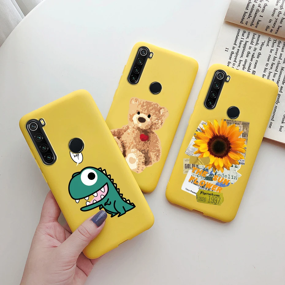 Cover Mixroom Per Xiaomi Redmi Note 8T, Custodia In TPU Morbido Con Fantasia "Don't Touch My Phone" I131, Stampa UV Resistente - 5
