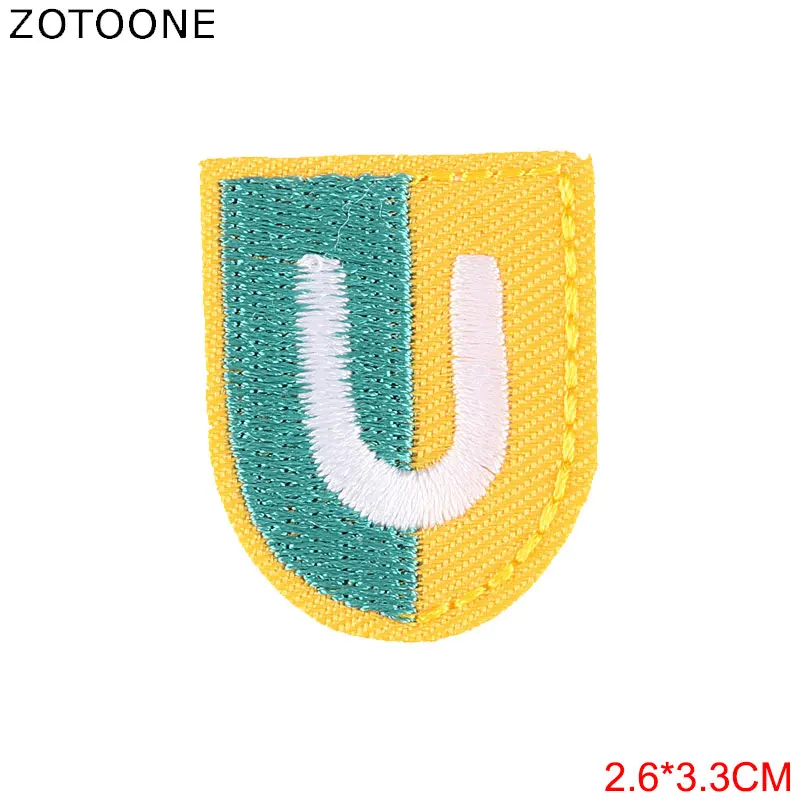 Нашивки ZOTOONE с надписью &quotжелезо&quot наклейка для одежды аппликация фетровая
