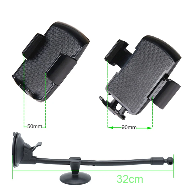 Windshield Car Phone Mount Universal Cell Phone Holder Car Long Arm Holder for Huawei Xiaomi iPhone in Car
