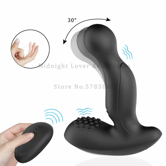 2021 Tickling Prostate Massager Gay Toys 10 Mode vibration Anal Plug Buttplug G-Spot Stimulate Vibrator Sex Toys For Men Women 2