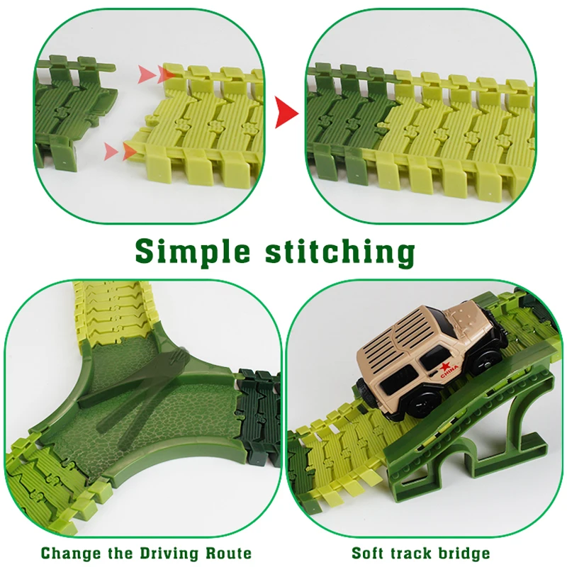 Новый волшебный гибкий игровой трек для железной дороги сделай сам изгиб