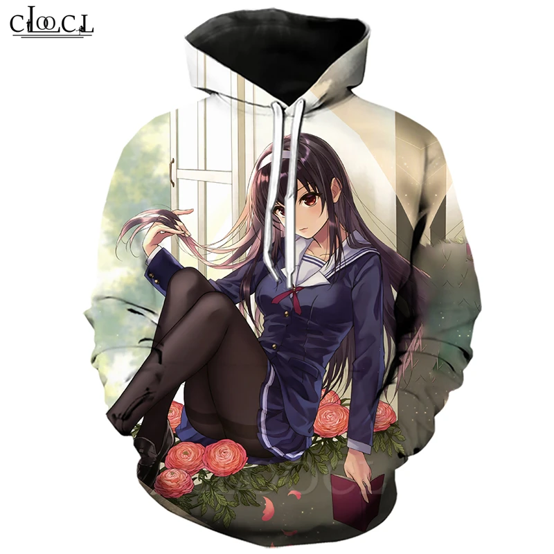 Японское аниме Saenai Heroine No Sodatekata толстовки для мужчин и женщин 3D принт кофта для бега Повседневная Уличная одежда пуловеры B386 - Цвет: Hoodies 6
