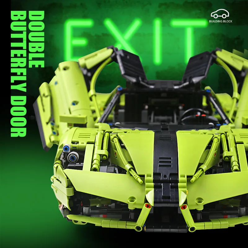 Пресс форма для Король 1:8 техники автомобиль модель совместима MOC 46921 Ferraried Enzo 42115 с