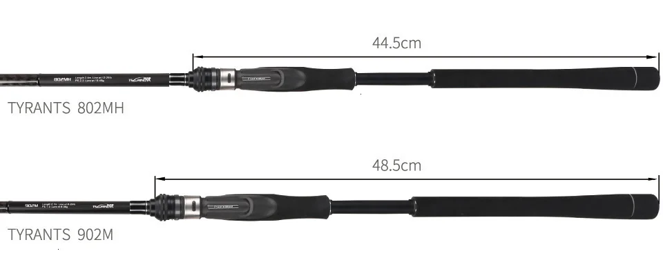 TSURINOYA TYRANTS 802 м 902 м FUJI аксессуар для бас-удочки длинные дистанции бросок спиннинговая удочка 2,4 М углеродное волокно Карп удочки Полюс