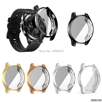 

TPU Protective Case Full Cover Frame Protector for Huawei Watch GT2 46mm Watch Dropship