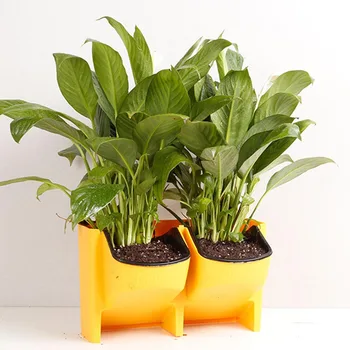 

Self Watering Flower Pot Stackable Vertical Planter Wall Hanging Durable For Garden Balcony LB88