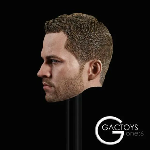 1/6 Paul Walker 1:6 head carving model GACTOYS GC028 F 12 
