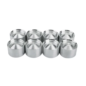 

8Pcs Silver Aluminum Storage Cup For Napa 4003 / Wix 24003 Od 1.797 "Id 1.620"