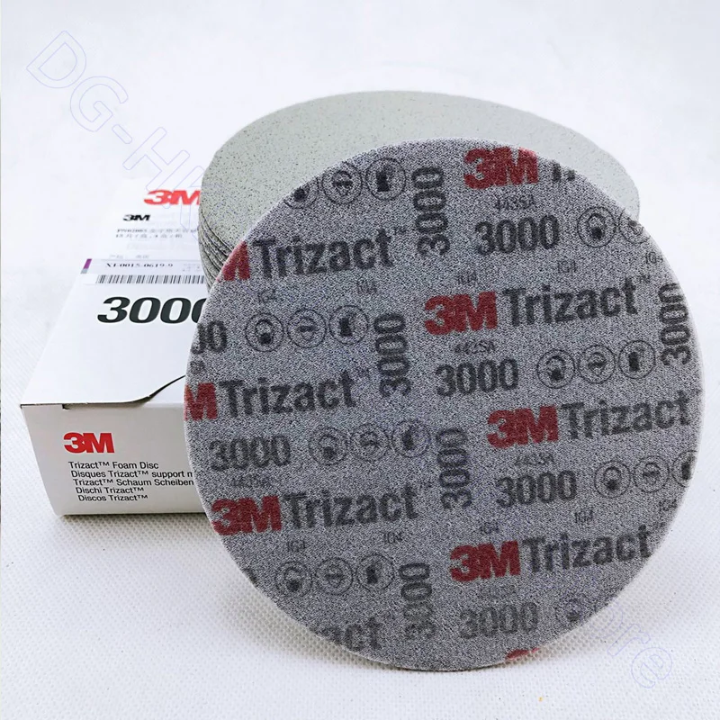 1-15Sheets For 3M 30662 Trizact Hookit 6 Inch P5000 Grit Foam Disc Automotive 1-15Sheets For 3M 30662 Trizact Hookit 6 Inch P5000 Grit Foam Disc Automotive