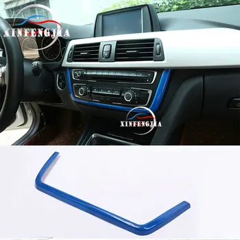 

For BMW 3 4 Series 3GT F34 F30 13-18 Blue - Center Control Decoration Trim Cover