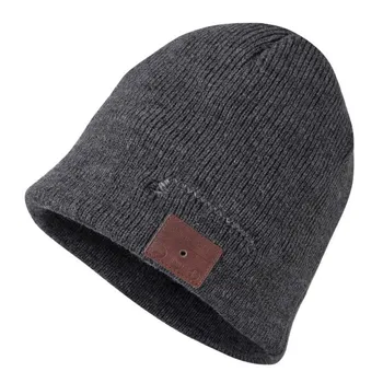 

Winter Elastic Wireless Beanie Fleece Liner Knitted Hat Hand-Free Headset Speaker Mic Stereo Magic Music Smart Bluetooth Cap