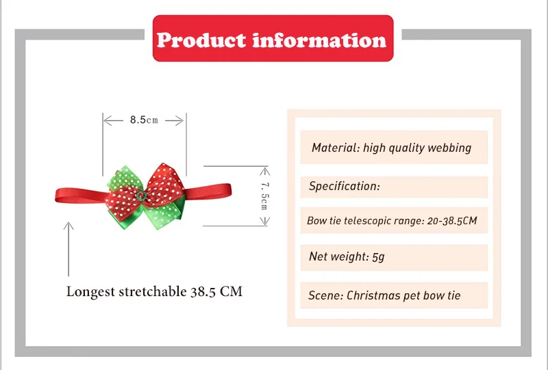 Рождественский праздник для питомца кошки собаки ошейник регулируемый галстук-бабочка шейный ремень кошка собака уход аксессуары товары для домашних животных Рождество