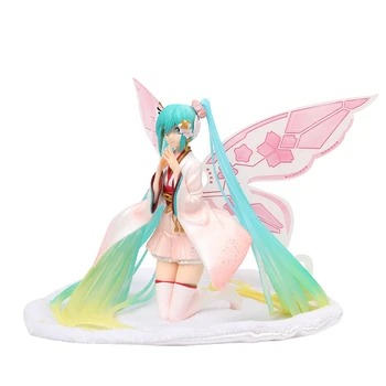 

1/1 1:1 Hatsune Miku KO Spa Support Ver. Anime Action Figure Model Kimono Racing Girl Statue Collection Toy Desktop Decoration