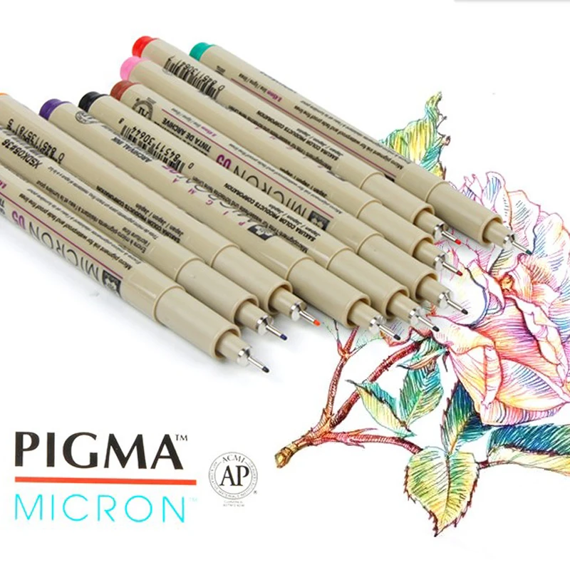 LifeMaster Sakura ручка Pigma Micron Fineliner кисть маркеры спиртовые чернила принадлежности для