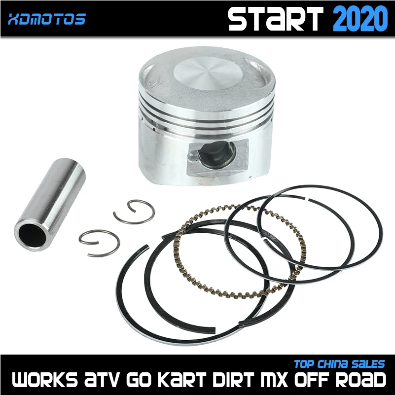 Moto 52.4Mm Pistone 14Mm Pin Pistone Set Per Lifan 125Cc Raffreddamento Aria/Olio Motori Orizzontali Dirt Pit Bike Atv Quad Parts