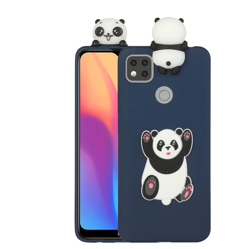 xiaomi leather case For Etui Xiaomi Redmi 9 Case Coque on for Xiaomi Redmi 9 C 9C 9A Cover 3D Doll Toys Soft Silicone Phone Case Redmi9A 9C Fundas cases for xiaomi blue Cases For Xiaomi