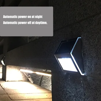 

Outdoor Stainless Steel Solar Path Stair Light Waterproof 3 LED Solar Deck Lights Balcony Garden Yard Fence Solar Light WF108