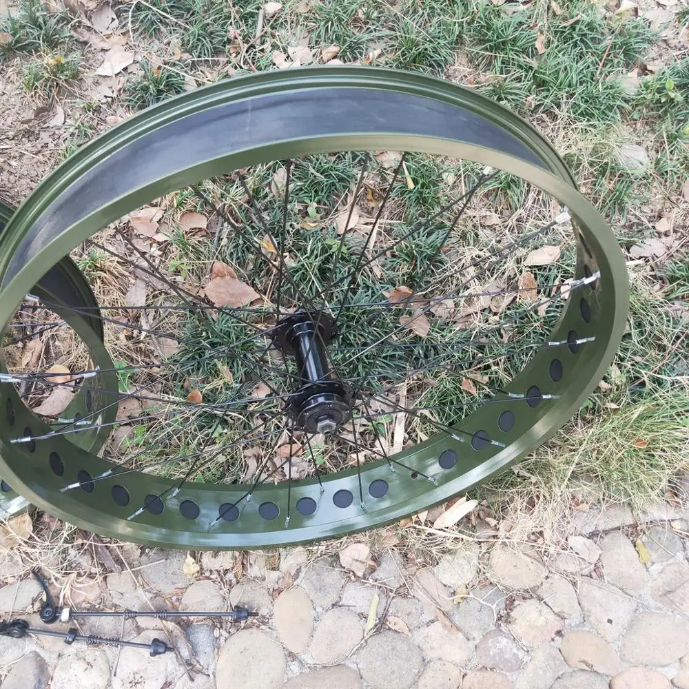 2 подшипника ступицы Kalosse 11 скоростей кассета 26*4,0 шины 80 мм ширина обода 36H Fat bike колеса 135/190 мм