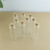 50pcs/Lot 22*80mm 20ml Storage Glass Bottles With Cork Stopper Crafts Tiny stash Jars container Glass Jar Mini Bottle Gift 3