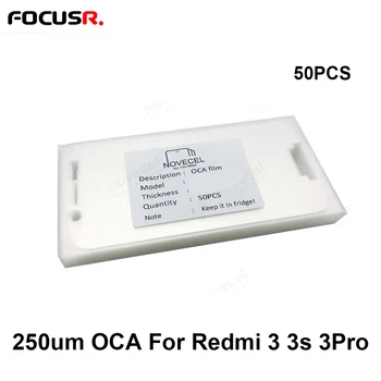 

For Mitsubishi 250um OCA Optical Clear Adhesive Sticker Film For Xiaomi Redmi 3 3s 3Pro Touch Glass Lens Film