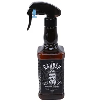 

500ml Hairdressing Spray Bottle Barber Hair Tools Water Sprayer Retro Oil Head Watering Can