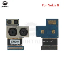 1pcs Original Tested Working Main Big Rear Back Camera Module For Nokia 8 Replacement Phone Flex Cable Parts 1pcs Original Tested Working Main Big Rear Back Camera Module For Nokia 8 Replacement Phone Flex Cable Parts