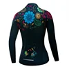 2022 New Design Women's Long Sleeve Cycling Jersey Colorful Mountain Bike Tops And Shirts Anti UV Bicycle Sportswear MTB Clothes 6