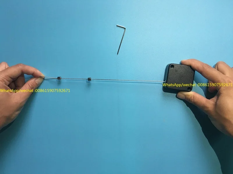 Retractable_Anti_theft_Pull_box_Recoiler_with_steel_wire
