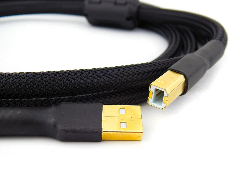 Кабель hifi USB двойное магнитное кольцо анти помехозащищенный усилитель ЦАП кабель