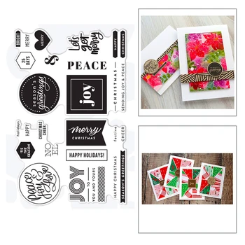 

2020 New Hot Circle Rectangle Hexagon Tag Heart Stamps and Metal Cutting Dies Sentiment Word Scrapbooking Foil For Card Making