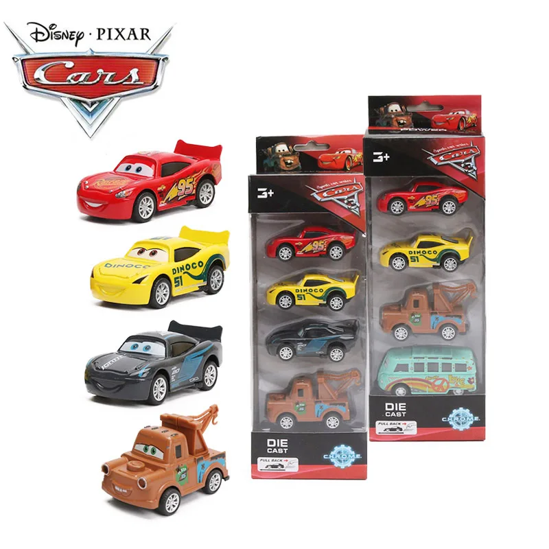 4 шт. 7 8 см Disney Pixar Cars 3 Super Power Diecast 1:55 коллекция Storm Jackson Lighting McQueen Smokey выдвижной